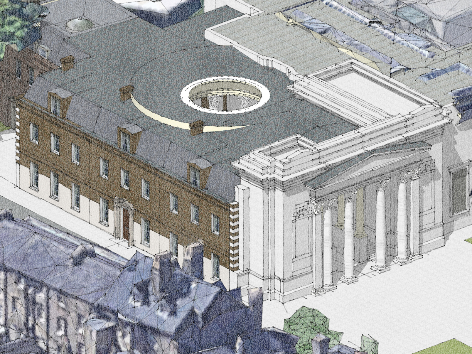Fitzwilliam Museum, Cambridge - idejni projekt dogradnje